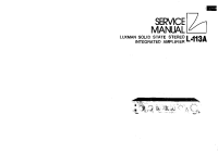 Luxman L-113-A-Service-Manual 